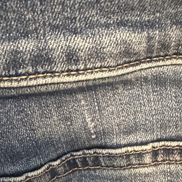 MOTHER Wide Leg Flare Jeans in Deep Blue - Picture 5 of 8